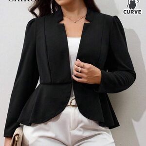 SHEIN Elegant Black Blazer